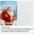 thumbnail image 4 of Christmas Puzzle 130 Pieces for Youngsters and Family, Holiday Theme Paper Jigsaw Game Educational Activity for Improving Critical Thinking Skills, 4 of 8