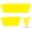 Yellow。, variant on 36 Pack Rocker Shaped Double Sided Glue Sticky Traps, Odorless Fruit Fly Fungus Gnat Catchers Trap Whiteflies Mosquitoes Flying Bugs for Kitchen Indoor Outdoor Potted Plants