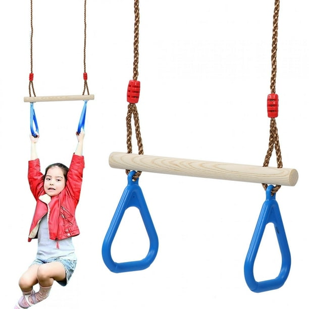 Anillos de Columpio de Trapecio Anillos de Elevación 120 Kg/2646lb Plástico y Madera Respetuosos con el Medio Ambiente Seguros Prácticos Anillos de Levantamiento Anillos de ANGGREK Otros