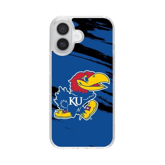 Kansas Jayhawks HD Phone Case Compatible with MagSafe Apple iPhone 17 (Paint) by Affinity Bands