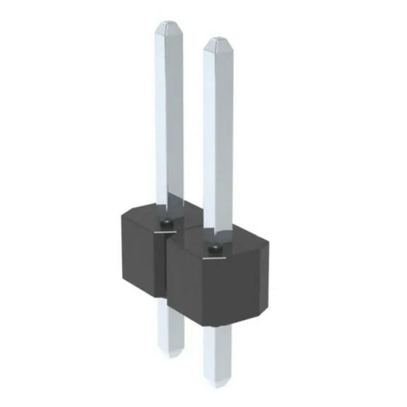 Pack of 20 68000-402HLF Connector Header Through Hole 2 position 0.100 (2.54mm)