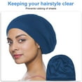 thumbnail image 3 of SIEYIO Silk Hair Bonnet for Sleeping Silky Lined Sleeping Caps for Woman and Man Night Hair Wrap for Curly Hair Sleeping Caps, 3 of 21
