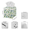 thumbnail image 5 of ZUXONGSY Cactus Square Tissue Box Covers Modern PU Leather Tissue Box Holder Customized Printed Tissue Cover Waterproof Tissue Cover Bedroom Office Desk Accessories, 5 of 7