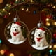 thumbnail image 3 of Adornos navideños, adornos navideños, regalos navideños, decoración navideña, bola navideña, colgante para árbol de Navidad, bola de cristal transparente, regalo de joyería, decoración esférica estere, 3 of 5