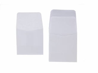 100 2x2 White Paper Coin Stamp Envelope GUARDHOUSE Archival Acid /& Sulpher Free