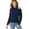 Sofia Jeans by Sofia Vergara Women's Cutout Cable Sweater