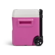 Igloo 16 QT Laguna Hard Side Ice Chest Cooler with Wheels, Pink