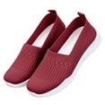thumbnail image 4 of asdoklhq Clearance Women Shoes Under $10,Breathable Comfortable Casual Slip On Sneakers, 4 of 6