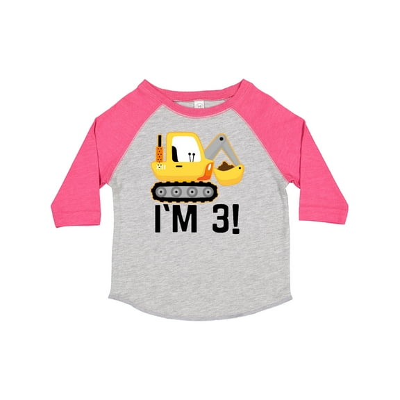 Inktastic 3rd Birthday Construction Party Boy Boys Toddler T-Shirt