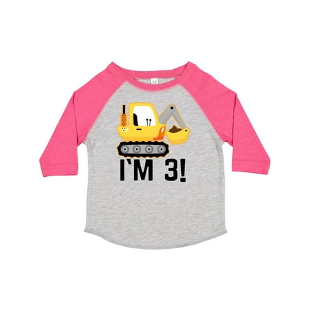 

Inktastic 3rd Birthday Construction Party Boy Outfit Gift Toddler Boy Girl T-Shirt