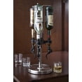 thumbnail image 4 of Oggi 3-Bottle Revolving Liquor Dispenser, Stainless Steel, 4 of 8