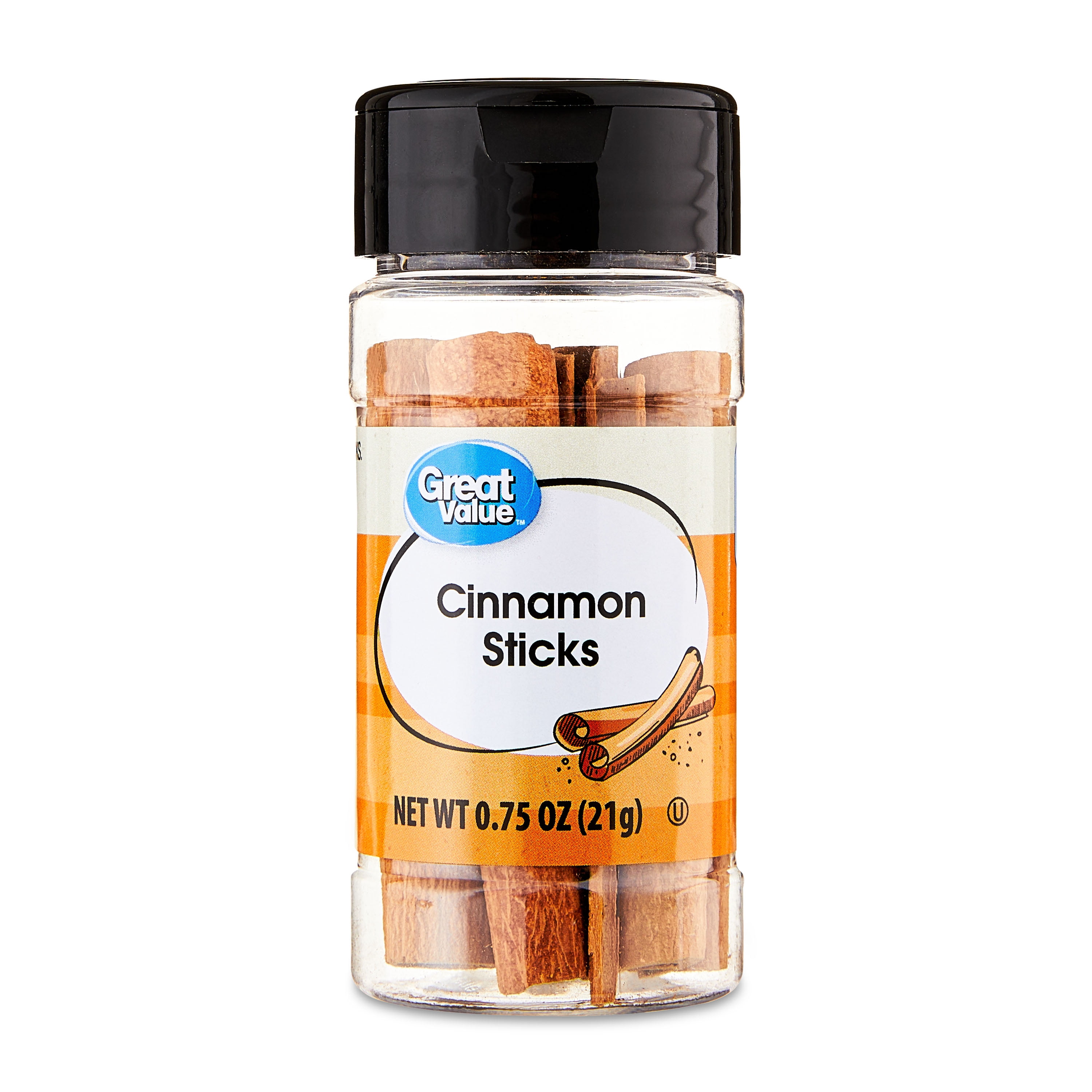 (12 pack) Great Value Cinnamon Sticks, 0.75 oz