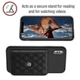 thumbnail image 2 of for iPhone X/XS Slim Case with Card Holders and Strap for Women, iPhone X/XS Phone Case Wallet PU Leather Kickstand RFID Blocking Flip Shockproof Wallet Case - Black, 2 of 11