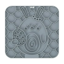 Dog Lick Plate Pet Licking Mat Silicone Slow Feeding Mat For Puppies Dogs & Cats, Slow Feeding To Prolong Mealtime 3-5X Prevent Choking Bloating Indigestion & Clean Tongue