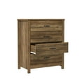 thumbnail image 6 of Lancaster Wood 4 Drawer Dresser, Knotty Oak, by Hillsdale Living Essentials, 6 of 16
