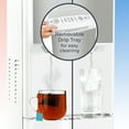 thumbnail image 3 of Igloo Water Cooler, Bottom-Load Water Dispenser for 3-5 gal Bottles with Child Safety Lock, Stainless White, 3 of 6