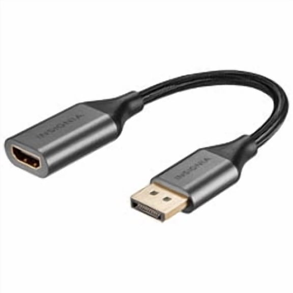 Insignia™ DisplayPort to HDMI Adapter (NS-PADPHD-C) – 1080p HD Video & Audio Converter – Connect Desktop or Laptop to HDMI TV/Monitor
