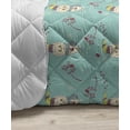 thumbnail image 3 of Owl Print Down Alternative Comforter, Cartoon Pattern of Birds on Branches and Colorful Fallen Leaves, Microfiber Quilt for All Season, 5 Sizes, Cream and Multicolor, by Ambesonne, 3 of 3