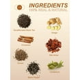 thumbnail image 2 of TeeLux Decaf Chai Black Tea, Decaffeinated Black Tea with Cinnamon, Ginger, Cardamom, Robust & Spicy Flavor, 100 Count, 2 of 8
