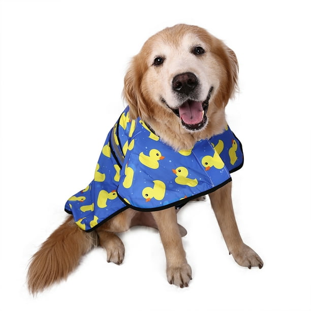 HDE Dog Raincoat Hooded Slicker Poncho for Small to XLarge Dogs and