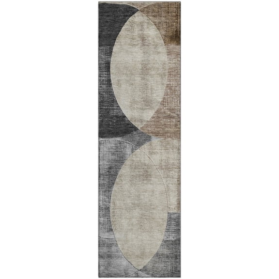 Dalyn Rugs Premium Machine Washable Mayfield AMF1140 Pewter 2'3" x 7'6" Runner Rug