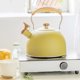 thumbnail image 3 of Tetera 2.5L Cipaher Tea Kettle for Stove Top and Induction Stove Amarillo Tetera de Acero Inoxidable para Estufa, 3 of 5