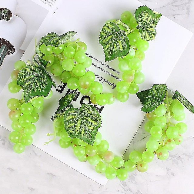 5x Plantas artificiales de frutas, uvas, frutas falsas, decoración de alimentos realistas, para oficina, fiesta, hogar