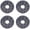 blue-gray, variant on Replacement Mopping Pads Compatible with Ecovacs Deebot X1/X2/T10/T20/T30 Omni, T30S/N30 Series, Robot Vacuums Microfiber Mop Cloths, 4-Pack