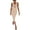 Beige, variant on Womens Juniors Knit Tank Midi Dress