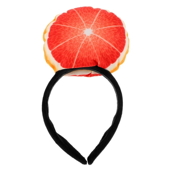 HONMEET Fruity Party Hairband Black, Fun Fruit Themed Headband for Women and Girls, 1 Set