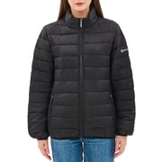 Alpine Swiss Amy Womens Puffer Jacket Insulated Water Resistant Lightweight Down Alternative Packable Coat Zippered Pockets