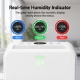 thumbnail image 7 of Reelexia Portable Dehumidifier for Basement Bedroom, 25 Pints Up to 1500 Sq.ft, Auto-Defrost, White, 7 of 7
