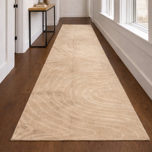 ECARPET Somos Machine Washable Contemporary/Modern Runner Rug for Living Room, Bedroom, Dining Room, Entrance, Hallway and More