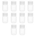 thumbnail image 3 of Shisuyan 10pcs Transparent Reagent Bottles With Screw Caps For Laboratory Chemical Storage Container Tiny Plastic Jars Empty Plastic Bottles 30ml, 3 of 8