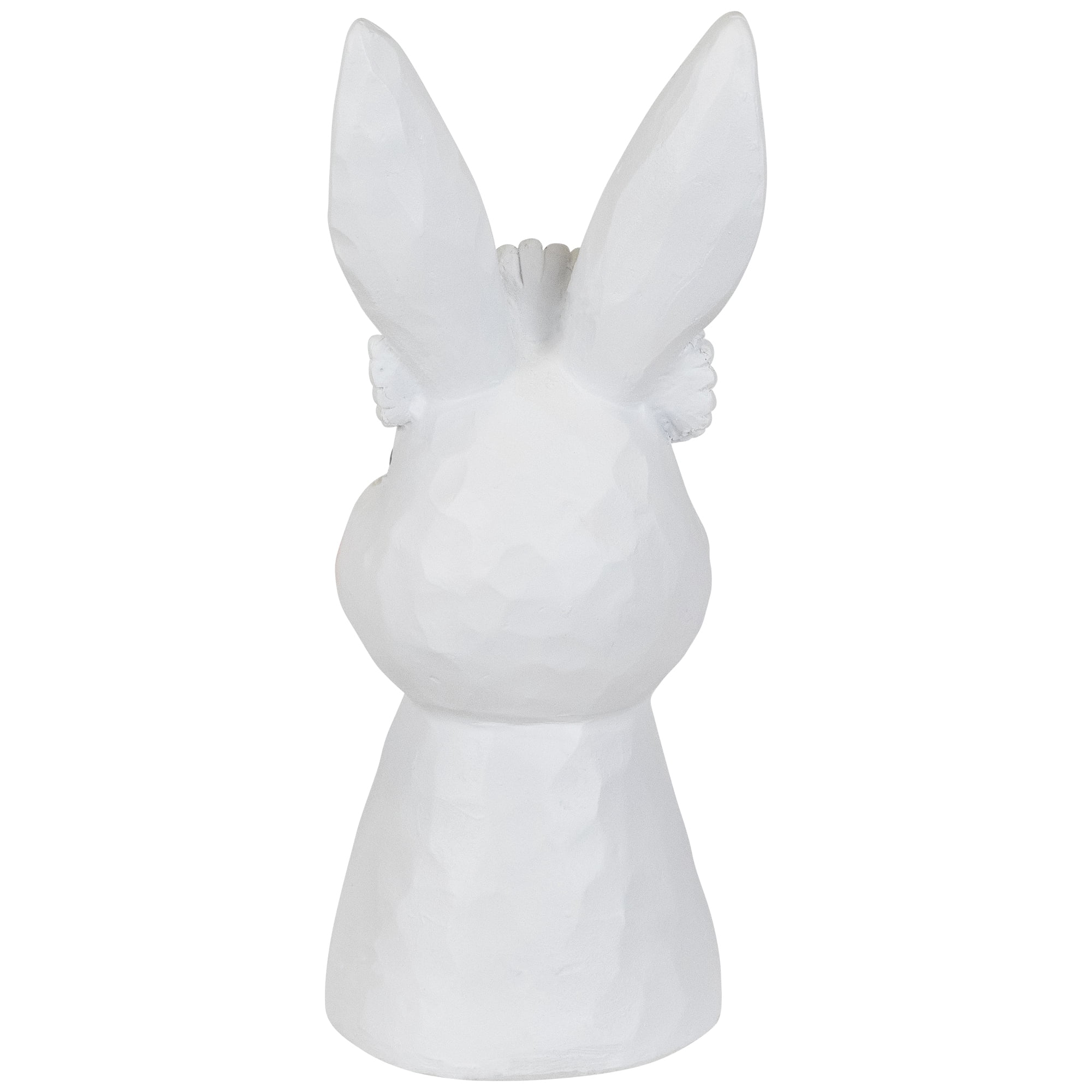 Northlight Easter Bunny Bust with Daisy Flower Crown - 9" - White