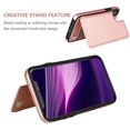 thumbnail image 3 of Matsuzay Funda de cuero Premium Slim Fit de lujo para 11 Pro XR XS Max 6 6s 7 8 Plus 5S, funda tipo billetera, ranuras para tarjetas, a prueba de golpes Teléfono y Comunicación, 3 of 6
