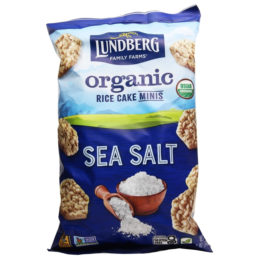 Lundberg Organic Rice Cake Minis Sea Salt 5 oz