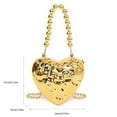 thumbnail image 3 of ZPAQI Fashion Acrylic Heart Shaped Bag Crossbody Purse for Party and Casual Wear, 3 of 21