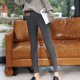 thumbnail image 1 of ICHUANYI Clearance Women Print Warm Winter Tight Thick Velvet Wool Cashmere Pants Trousers Leggings(Gray, XXL) ICHUANYI WER2023081003565, 1 of 5