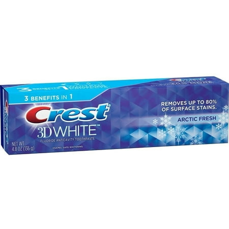 Crest 3D White Arctic Fresh Whitening Toothpaste (Best Toothpaste On The Market)