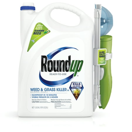 Roundup Ready-To-Use Weed & Grass Killer Sure Shot (Best Grass Fertilizer And Weed Killer)