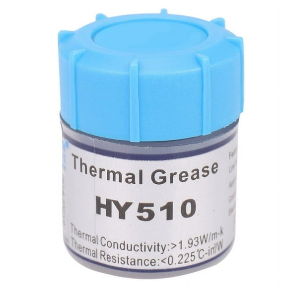 Pasta de grasa conductora térmica gris HY510 de 10 g para refrigeración de CPU y GPU.