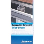 AMERIMAX HOME PRODUCTS Mesh Gutter Strainer, Expandable, Galvanized, 3-In. 29059