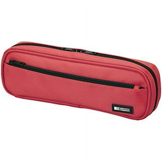 Lihit Lab Pen Case, 7.9 x 2 x 4.7 Inches, Coral (A-7551-103)
