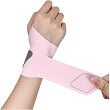 2 Pcs Ultra-Thin Wrist Brace Support for Carpal Tunnel, Pain Relief, Arthritis, Tendonitis, Elastic Wrist Wraps Right and Left Hands - Compression and Support for Fitness Enthusiasts