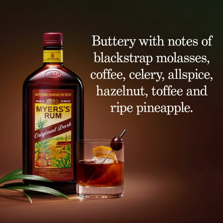 Myers's Original Dark, 750 ml PET Bottle, 40.0% ABV - Walmart.com