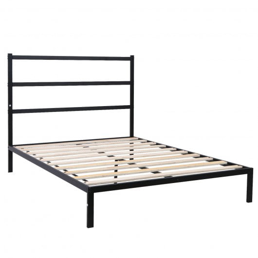 Platform Bed Frame Queen Twin Full Size Metal Bed Mattress Foundation Headboard 