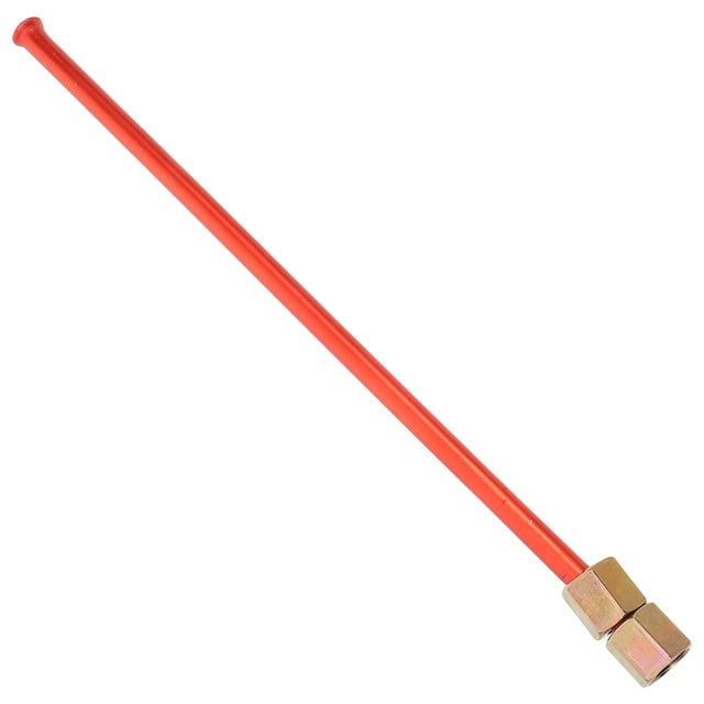 HEALEEP Air Pump Replacement Hose Aluminum Copper Tight Connection Light Brown 1Pcs