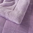 thumbnail image 6 of Kasentex Hydrophilic Fiber Reversible Plush Sherpa Twin Comforter, Blue, 6 of 6