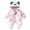 Pink, variant on Winter Padded Snowsuit foe Boys Girls Cute Koala Ear Hooded Jumpsuit Long Raglan Sleeve Quilted Warm Outfits